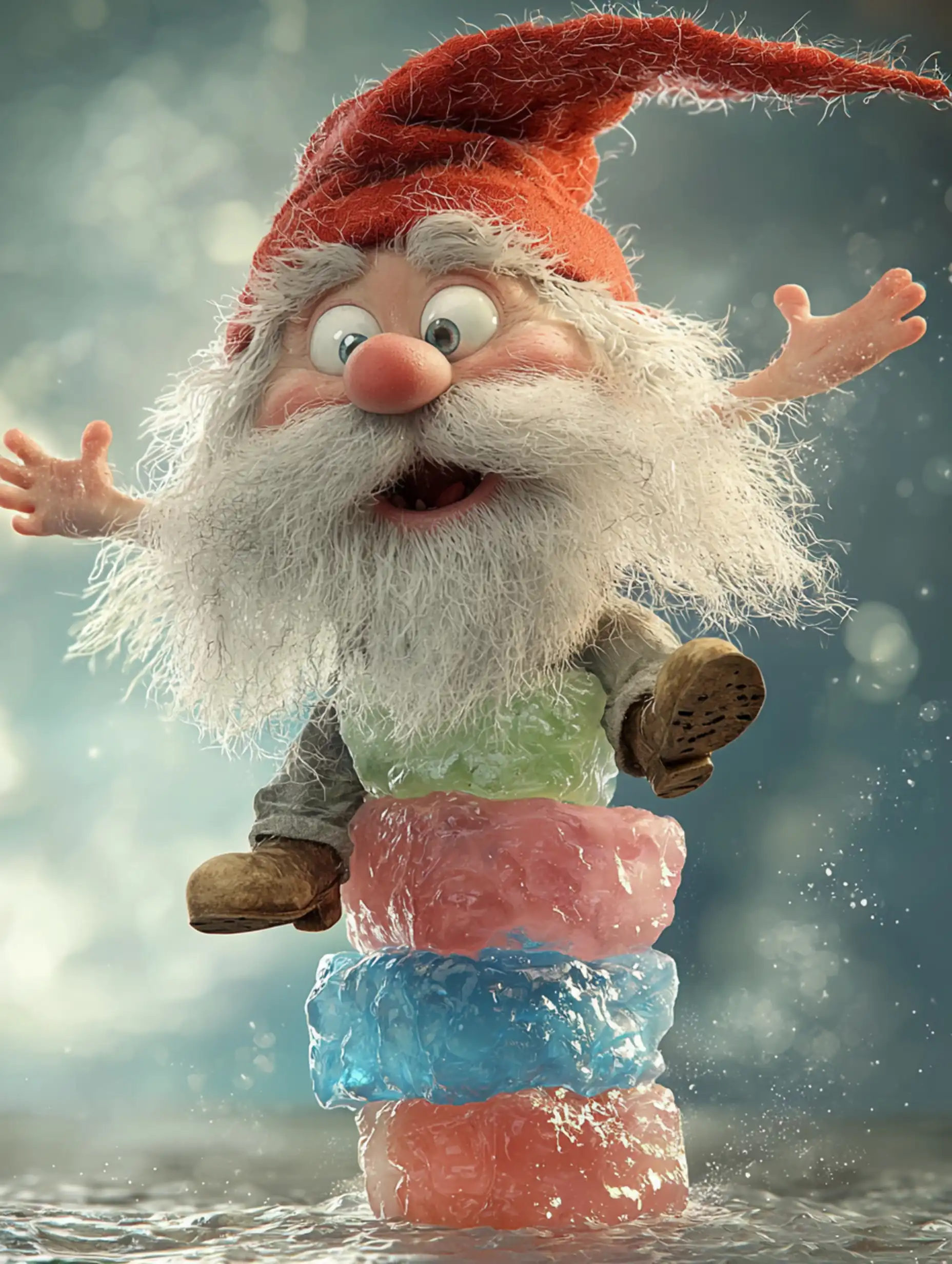 A miniature version of Mr. Christmas
