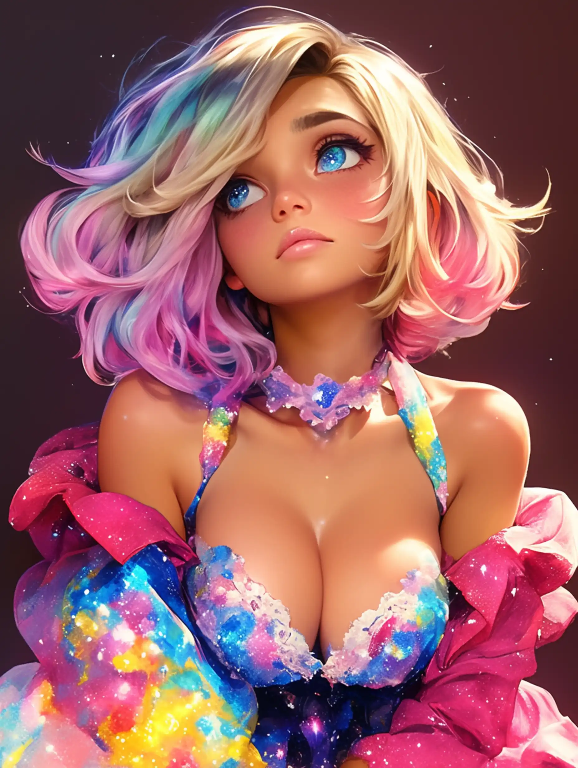 Colorful Unicorn Lady - Niji6
